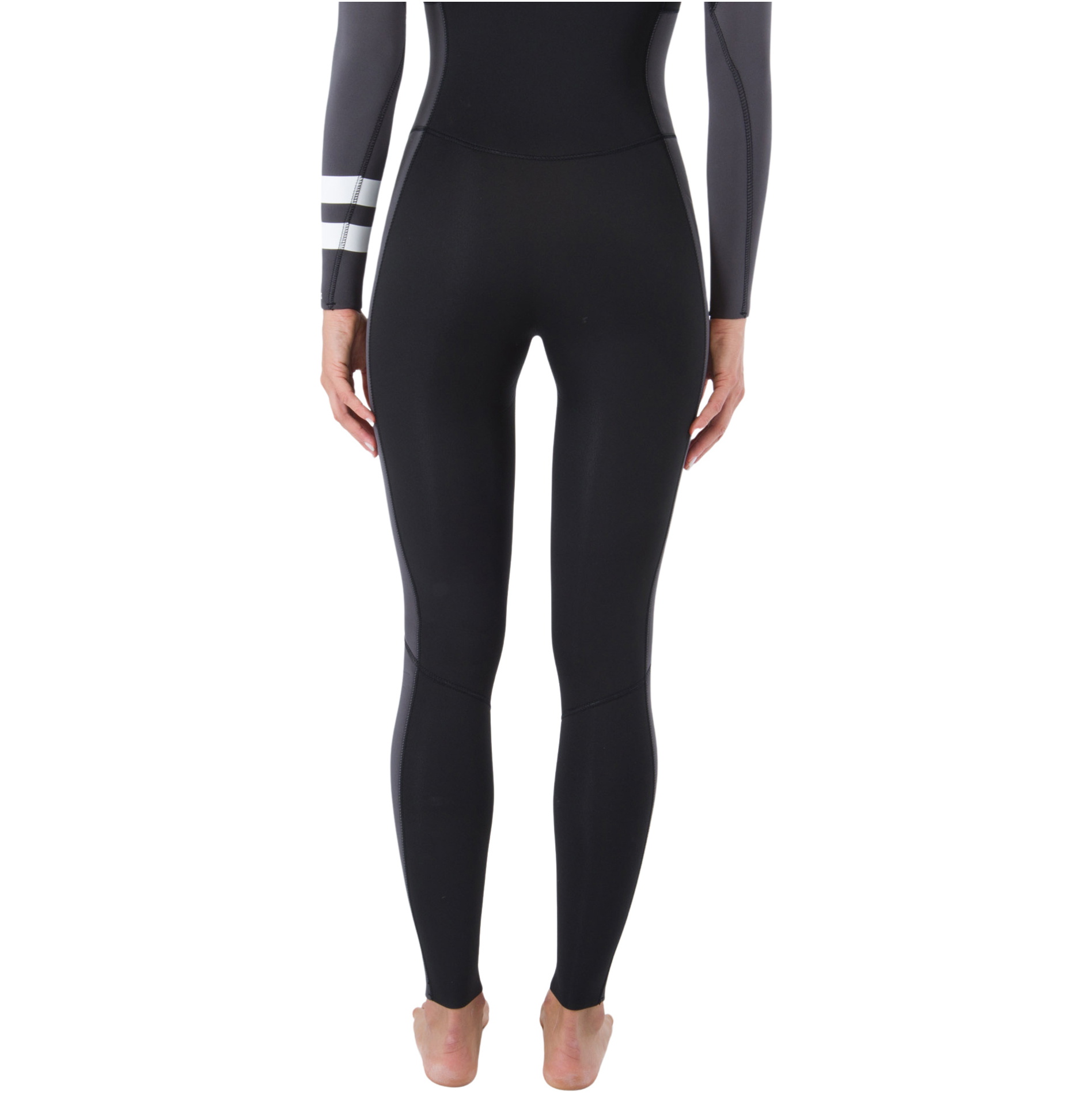 2026 Hurley Frauen Advant 3/2mm Brustreißverschluss Neoprenanzug WFS0013302 - Black